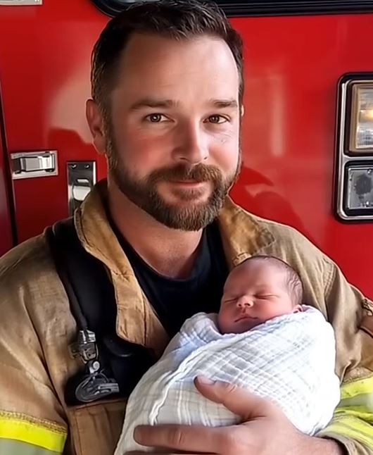 I still remember the night I found him—a tiny bundle wrapped in a worn-out blanket, left in a basket near my fire station