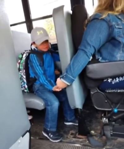 HE CRIED ON THE BUS EVERY DAY—UNTIL SHE DID WHAT NO ONE ELSE WOULD