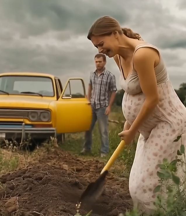 HER HUSBAND WENT TO BEACH VACATION, WHILE PREGNANT LIKA WAS SENT TO THE COUNTRYSIDE TO DIG IN THE GARDEN FOR HER MOTHER-IN-LAW