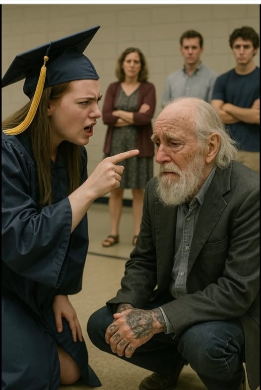 My daughter was mad at me for attending her graduation because I’m a biker — with a long beard, tattoos, leather vest and all.