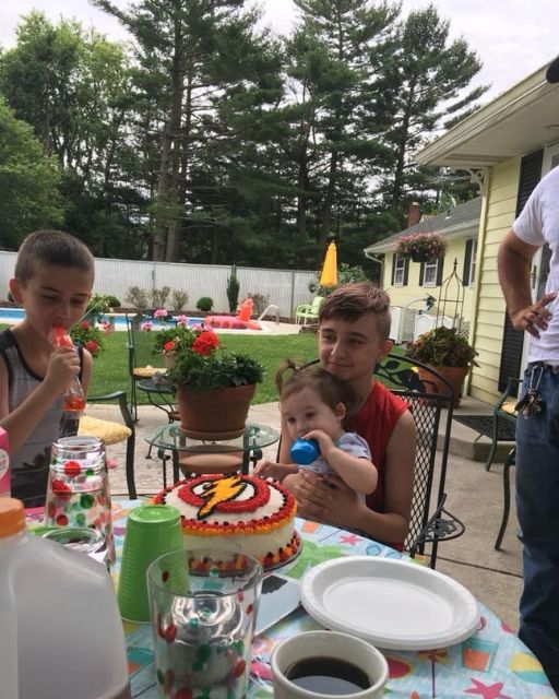IT WAS JUST A BIRTHDAY PARTY—BUT THE MESSAGE ON THE CAKE WASN’T MEANT FOR US