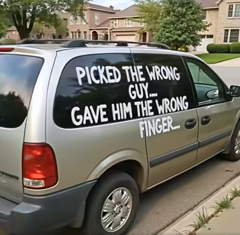 I woke up to a knock on the door. I opened it and it was my neighbor, looking worried and sad
