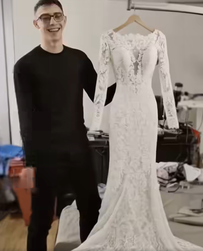 When my sister Danielle (30F) got engaged, she begged my son Adrian (17) to design her wedding dress
