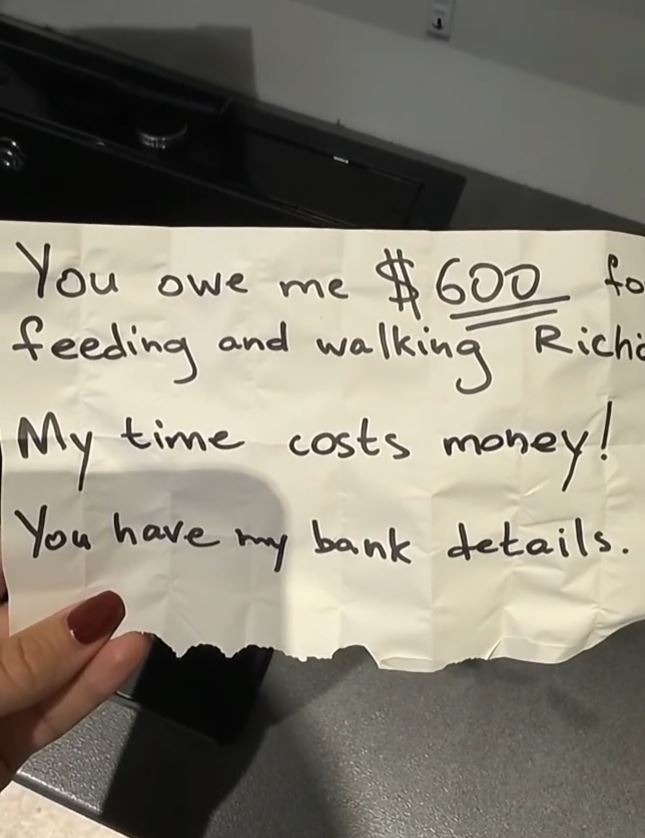MY MOTHER-IN-LAW DEMANDED $600 FOR WATCHING OUR DOG WHILE I WAS IN LABOR – I AGREED, BUT NOT WITHOUT A STIPULATION