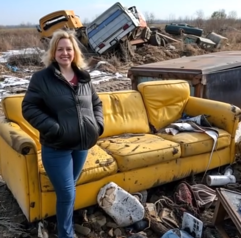 I TOOK OUR OLD COUCH TO THE DUMP, BUT MY HUSBAND FREAKED OUT, YELLING, “YOU THREW AWAY THE PLAN?!”