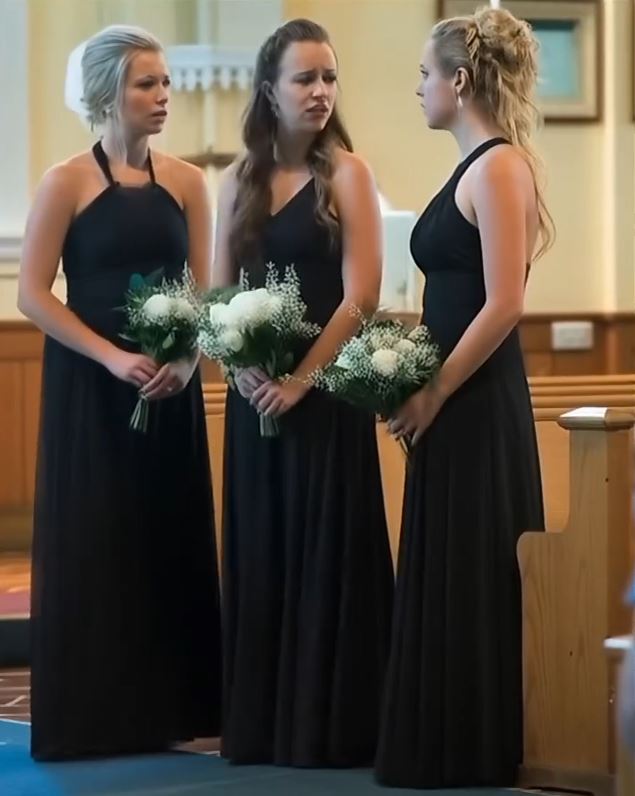 ALL MY FIANCEE’S BRIDESMAIDS WORE BLACK AT THE LAST MINUTE