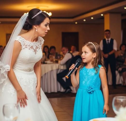 AT HER MOTHER’S WEDDING, SHE TOOK THE MICROPHONE—BUT HER “CONGRATULATIONS” LEFT EVERYONE STUNNED