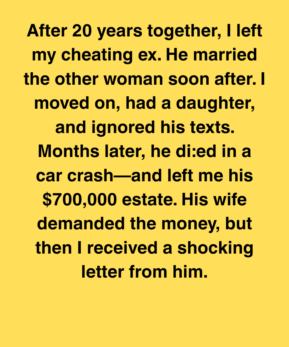 AFTER 20 YEARS TOGETHER, I LEFT MY CHEATING EX