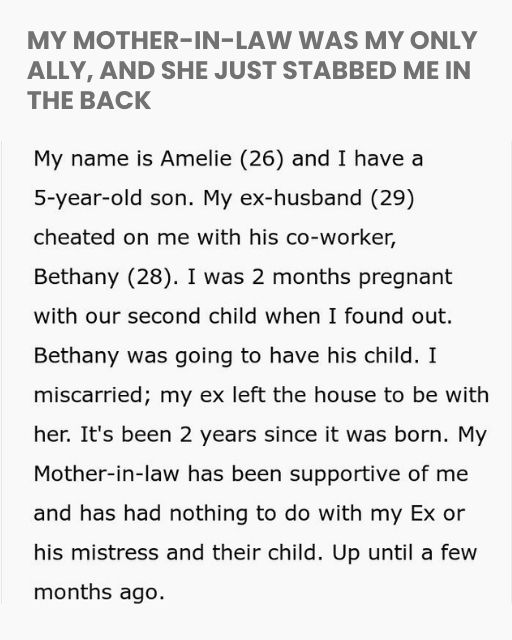 My Mother-In-Law Was My Only Ally, And She Just Stabbed Me In The Back