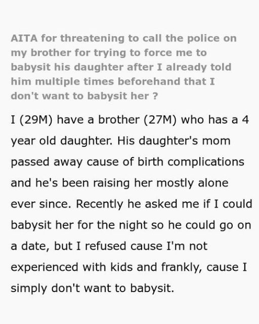 I Had To Threaten My Brother With The Police, And Now My Family Will Never Forgive Me