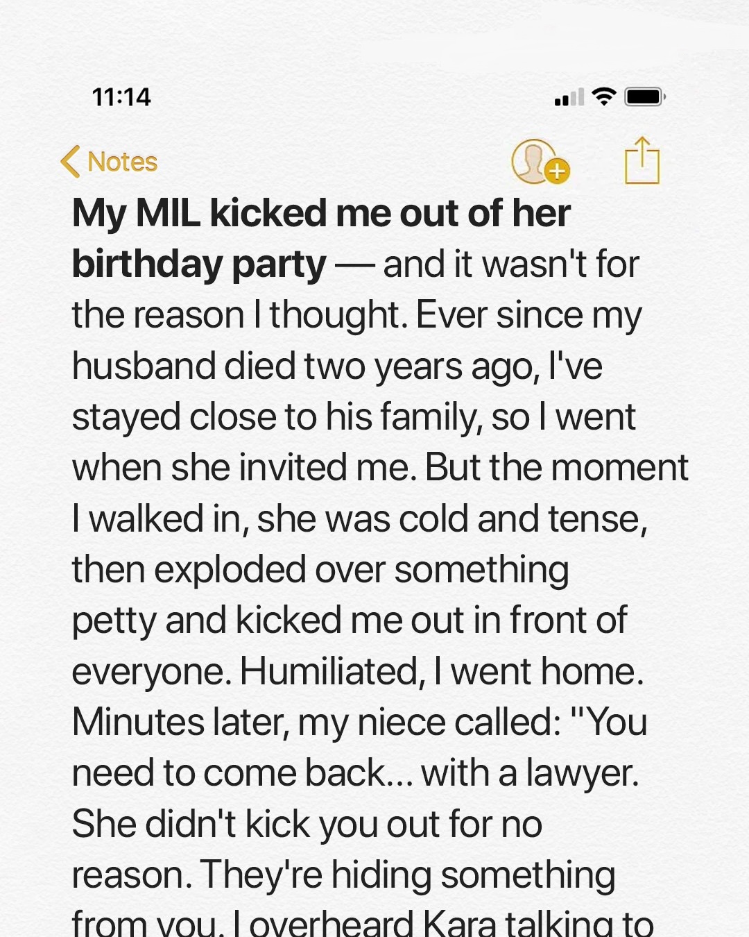 My MIL Kicked Me Out Of Her Birthday Party—But The Real Reason Took A Lawyer To Uncover