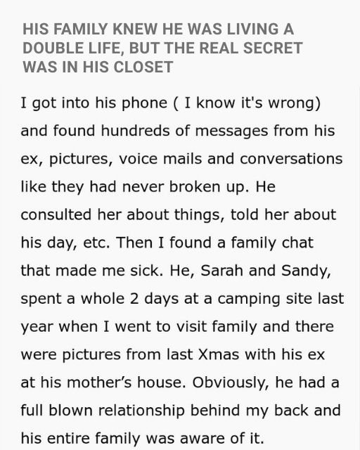 His Family Knew He Was Living A Double Life, But The Real Secret Was In His Closet