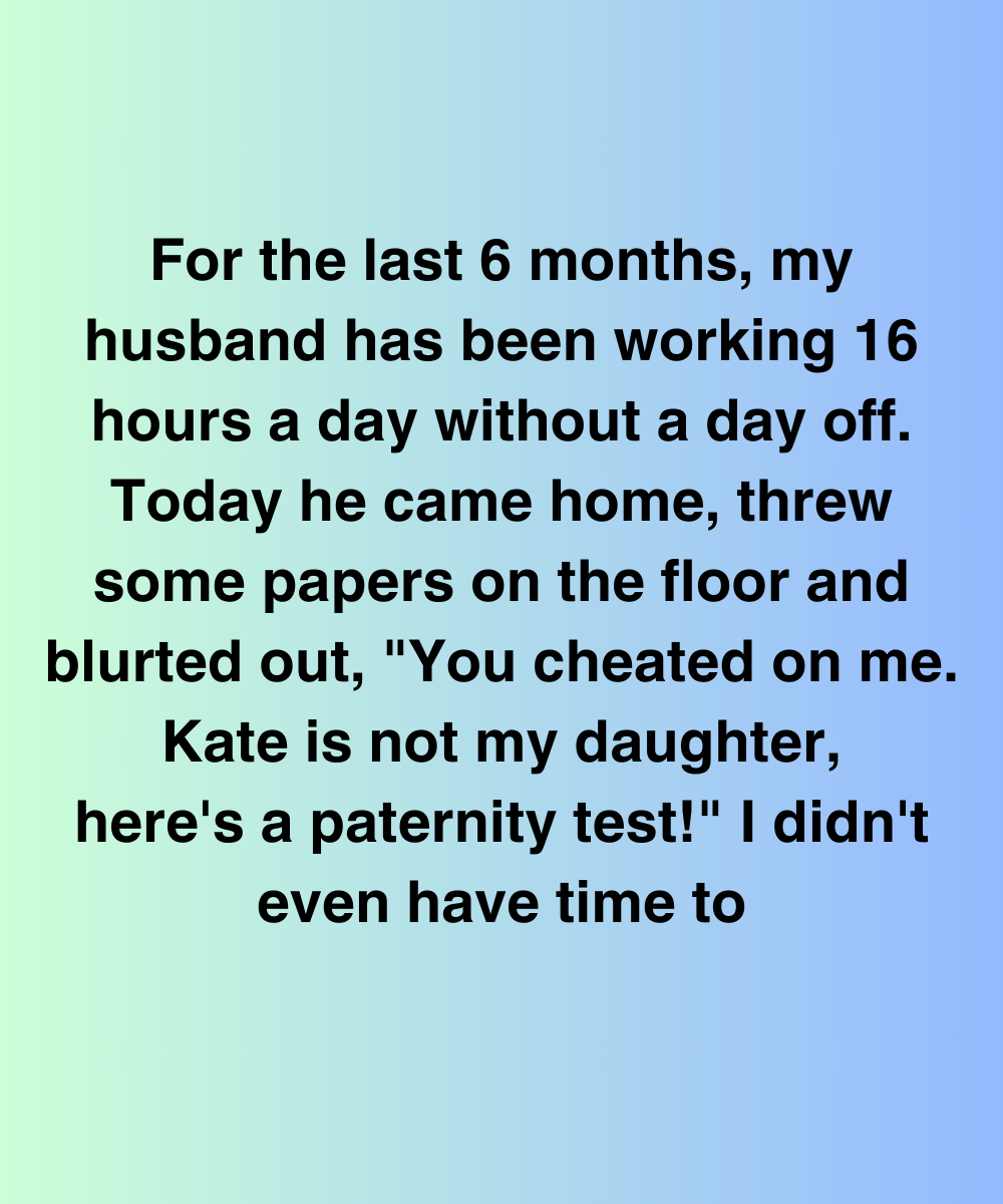 My Husband Worked Himself Sick To Provide—Then Accused Me Of A Lie I Never Told
