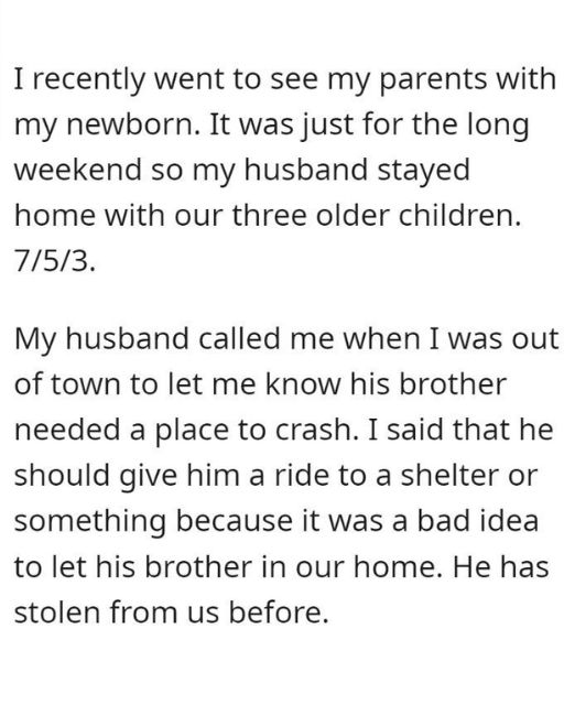 I Told My Husband Not to Let His Brother in Our House—Now Something Secret Is Missing