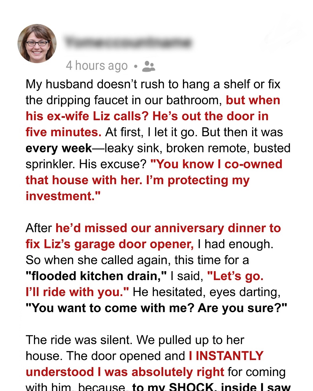 My Husband Missed Our Anniversary To Help His Ex—So I Followed Him And Saw Why
