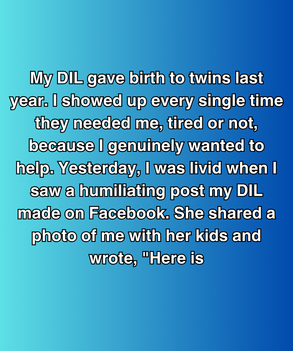 My DIL Posted A Photo With A Snide Caption—But I Wasn’t The Fool In The Picture