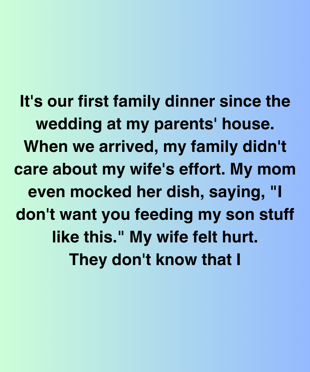 They Mocked My Wife’s Cooking—So I Served Them The Truth With Dessert