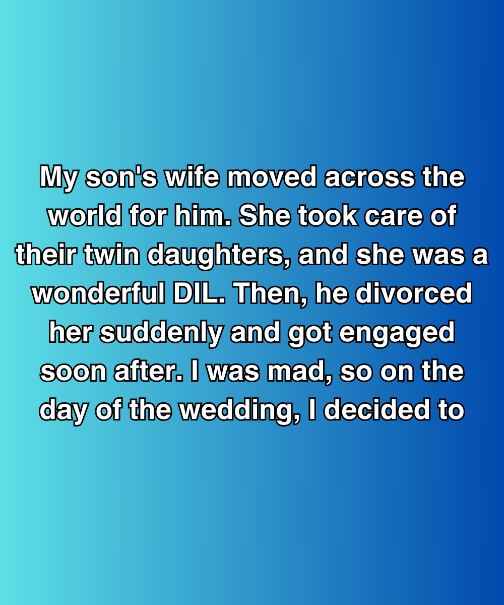 My Son Left His Wife And Kids For Another Woman—So I Wore White To His Wedding