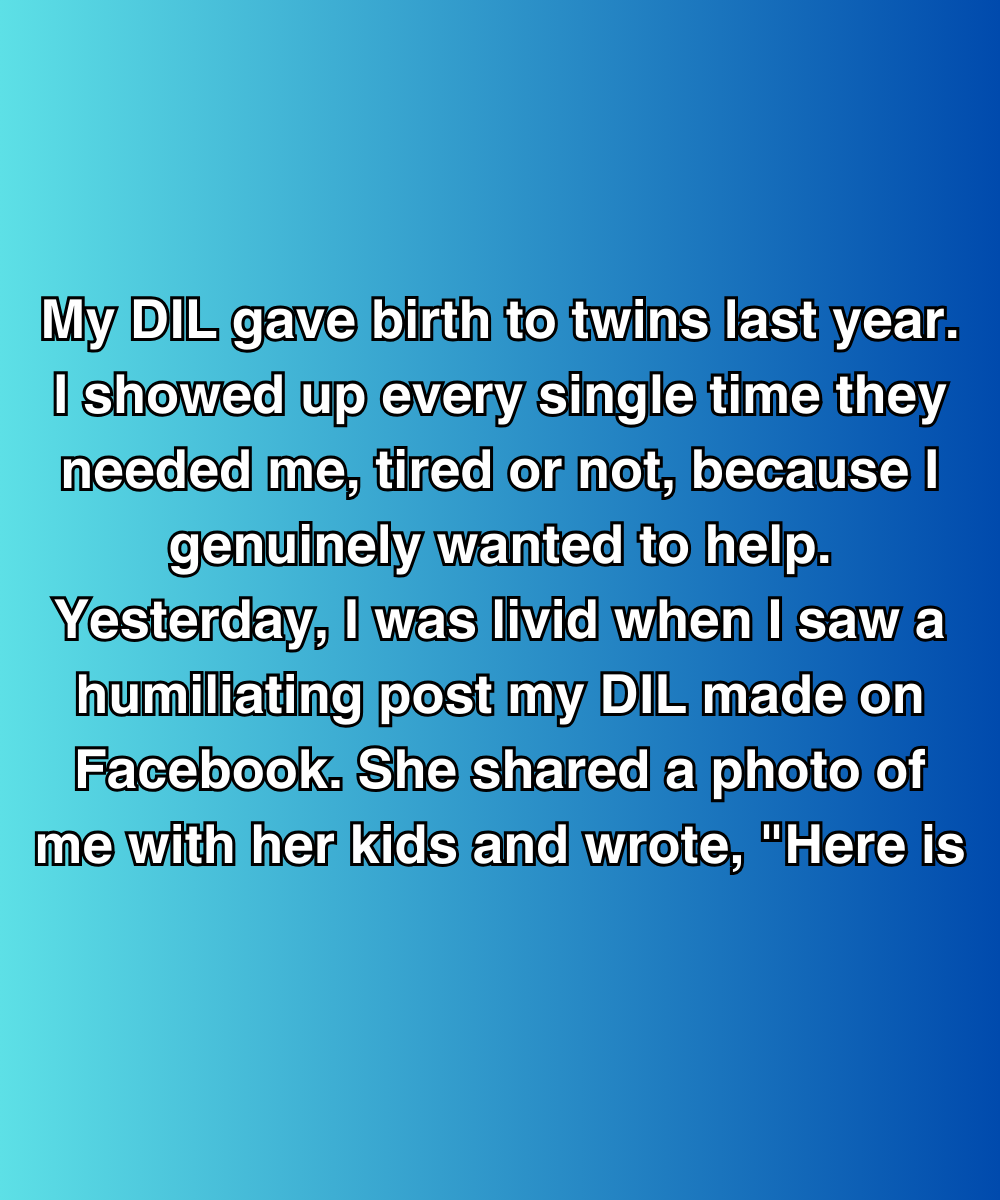 My Daughter-In-Law Posted a Photo of Me With the Twins—The Caption Broke My Heart