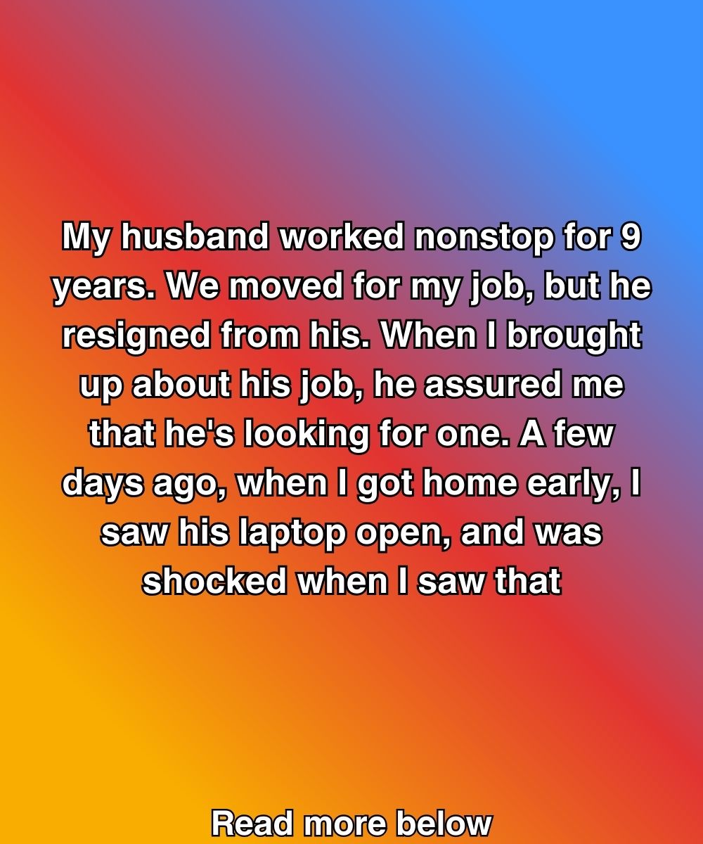 My Husband Promised He Was Job Hunting—But What I Found On His Laptop Changed Everything