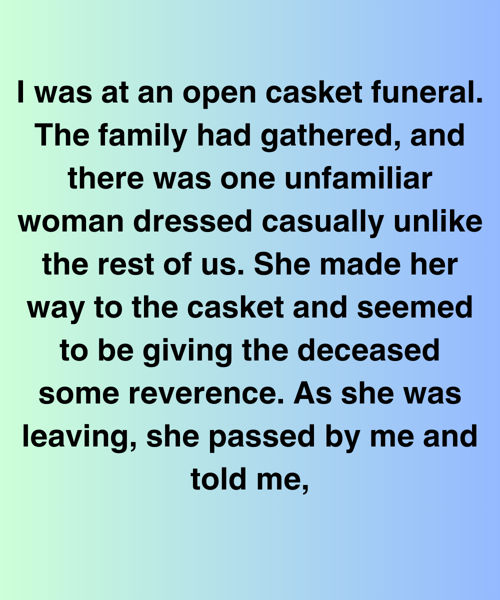 She Whispered, “You Don’t Know Who He Really Was” And Walked Out