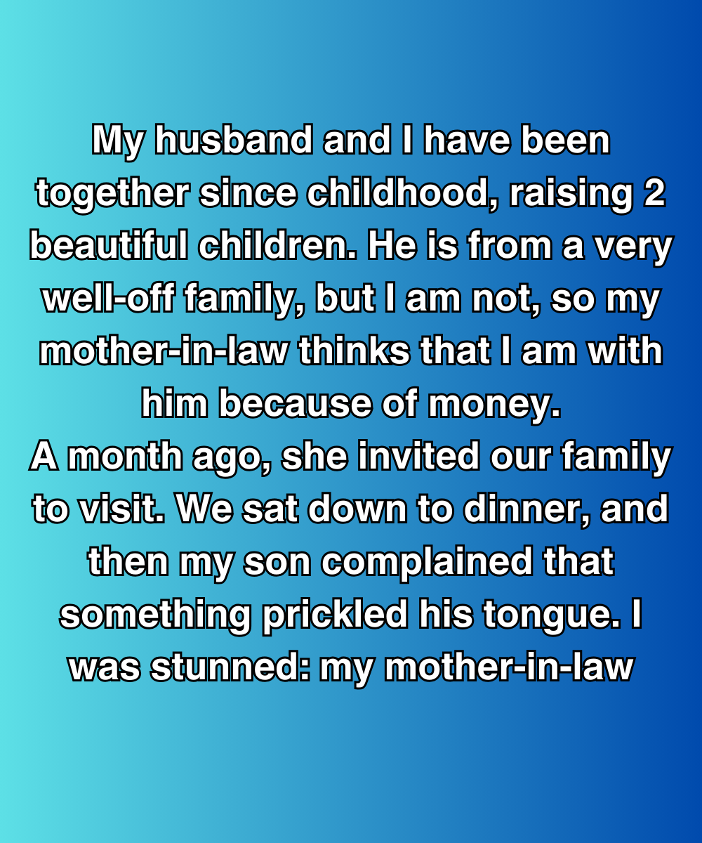 My Mother-In-Law Slipped Something Into My Son’s Food—But My Husband Still Took Her Side