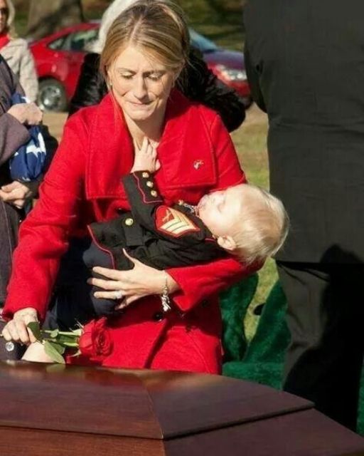 My Sister Let Her Son Salute The Casket—But He Whispered Something That Made Her Drop Him