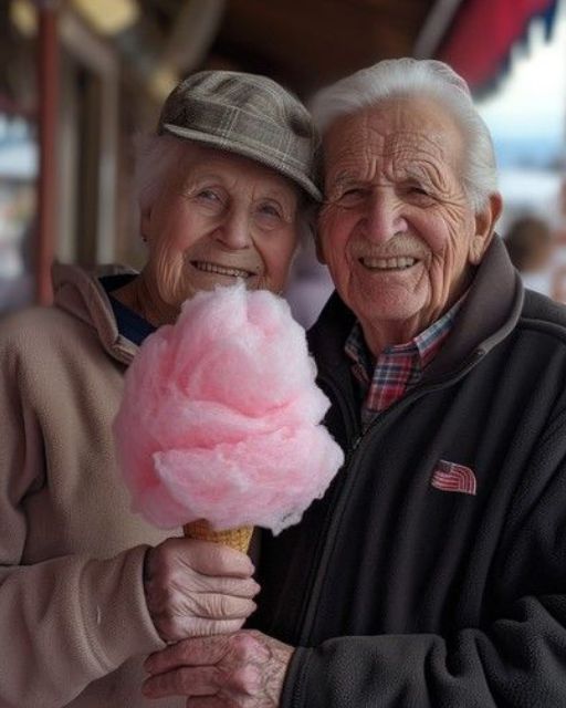 My Grandparents Recreated This Cotton Candy Photo Every Year—But No One Took The Original