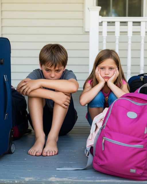 I Came Home To Find My Kids Outside With Packed Bags — When I Found Out What Happened, I Went Pale