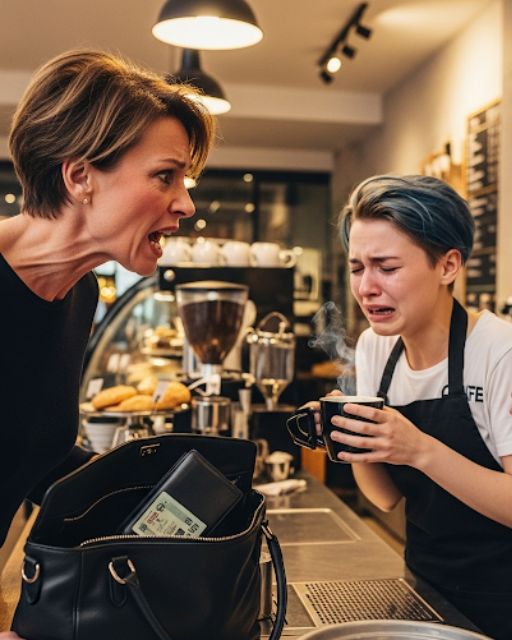 The Stolen Wallet At The Cafe
