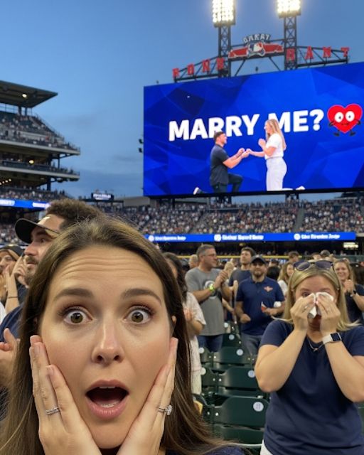I Thought He Was Proposing To Me On The Jumbotron Until I Saw Who Was Behind Him