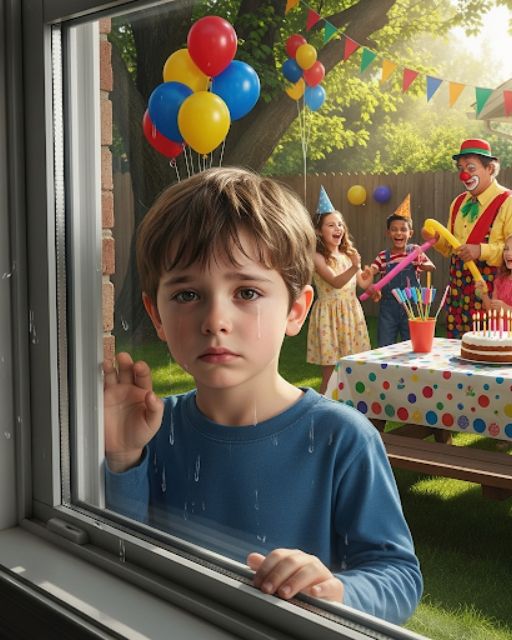 I Brought A Slice Of Cake To My Neighbor’s Son Who Was Watching His Brother’s Party From The Window