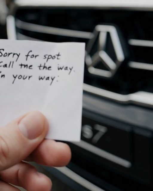 Strange Man Kept Taking My Parking Space And Leaving A Note With His Number On The Windshield