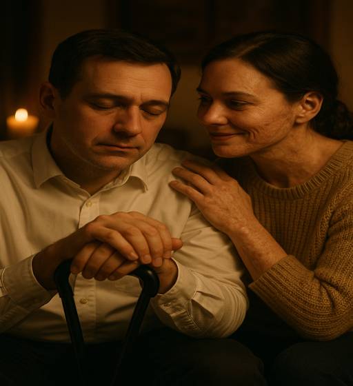 I married a blind man because I thought he couldn’t see my scars