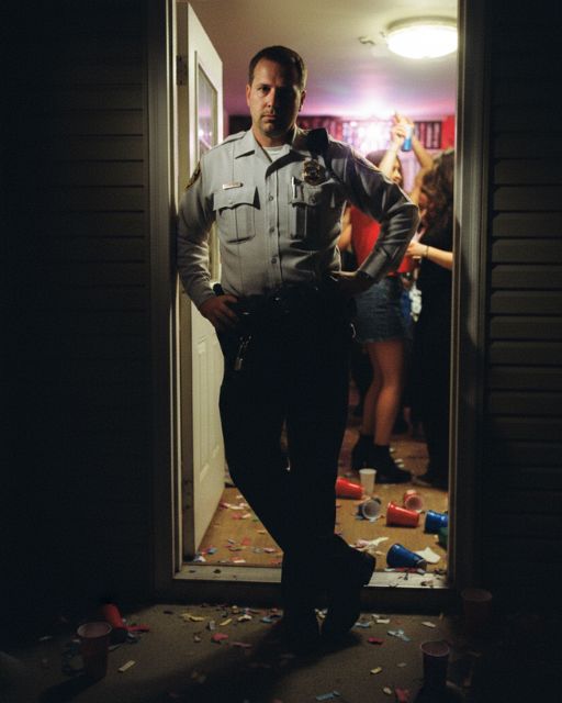 We Called The Cops On The Party Next Door, But The Officer Came Out And Stared Straight At Our House