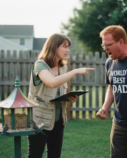 The HOA Declared War On Our Bird Feeder, But They Didn’t Expect My ‘World’s Best Dad’ Husband
