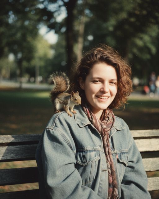 The Squirrel Landed On Her Shoulder, And With A Smile, She Whispered Something I Wasn’t Supposed To Hear