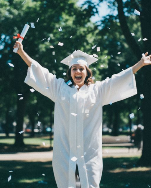 No One Showed Up To The Graduation—So The Cheers Happened Among The Trees