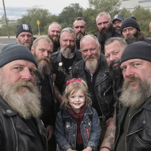 This Little Girl Walked Into A Biker Bar At Midnight And Asked The Scariest-Looking Man There If He Could Help Her Find Her Mommy