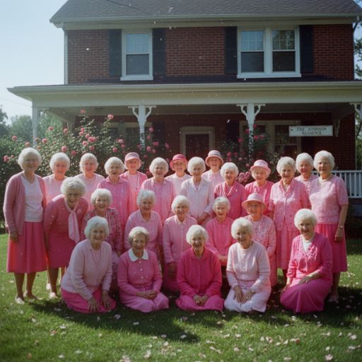 I Drove Up To My Grandpa’s House And Found 63 Women In Pink On His Lawn—The Secret They’re Exposing Is About To Shatter Our Family