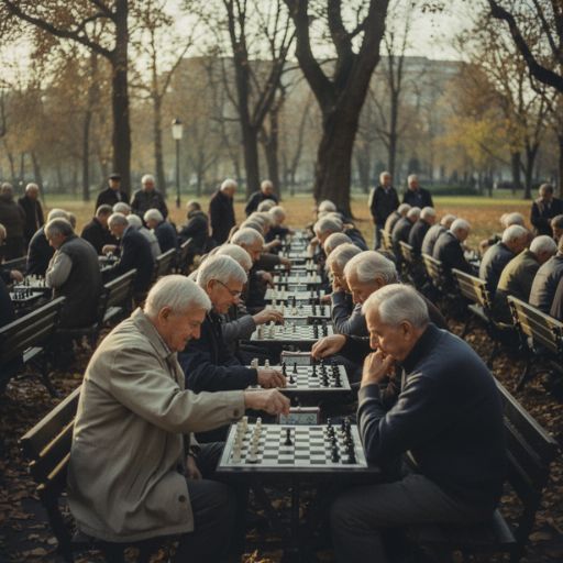 Grandpa Started A Small Chess Game—Now Over 100 Elders Are In His Tournament