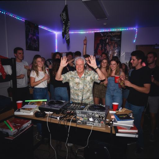 I Threw A College Party—But My Grandpa Showed Up And Stole The Show As The DJ