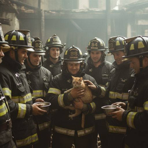 I Called For Help To Rescue My Cat—And Over 20 Firefighters Showed Up