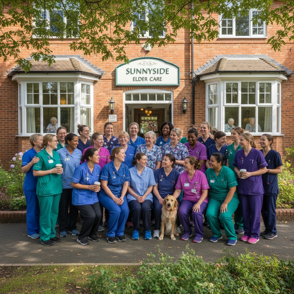 They Sent Me This ‘Happy’ Photo From My Grandma’s Nursing Home—But Look In The Window. That’s My Grandma, And What She Was Trying To Tell Me Will Make You Sick.