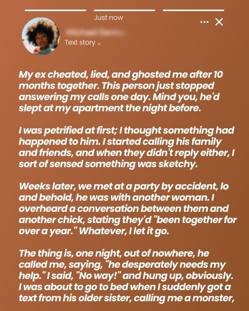 My Ex Cheated and Left Me, Then Had the Audacity to Ask for Help