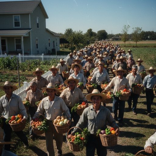 My Ill Grandpa Got An Unexpected Help – Hundreds Of Farmers Showed Up To His House With Full Baskets
