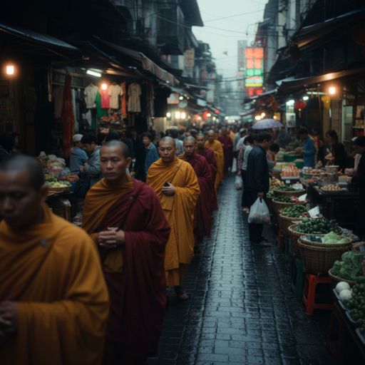 The Day Hundreds Of Monks Blocked The Market And Everyone Turned To Look At Me