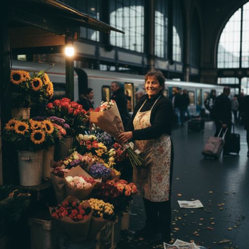 The Flower Seller Who Never Left The Train Station For A Day In Years