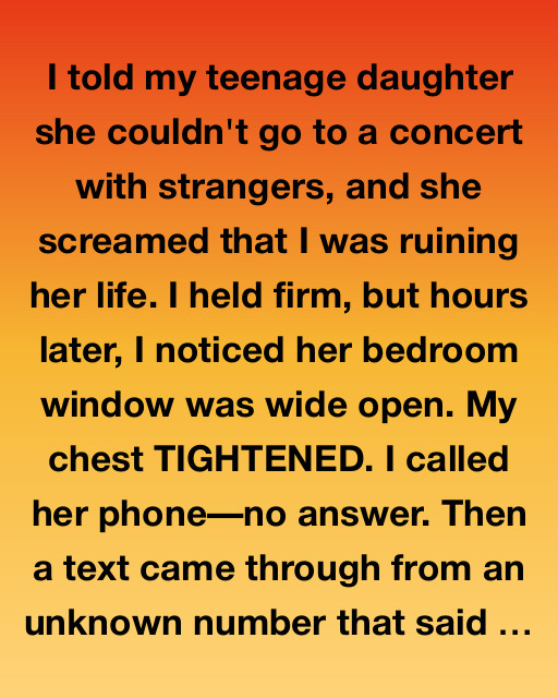 I Told My Daughter No, Then Came The Text That Changed Everything