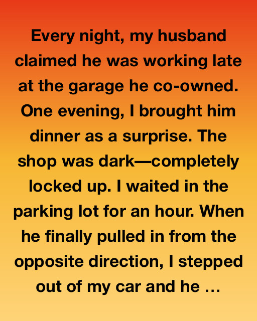 The Garage Lights Were Always Off